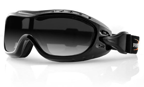 Balboa BHAWK01 Night Hawk Black Frame OTG Goggle - Anti-Fog Smoked Lens