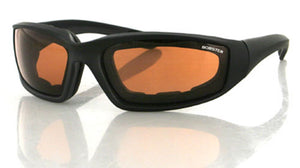 Balboa ES214A Black Frame Foamerz 2 Sunglass - Anti-Fog Amber ANSI Z87