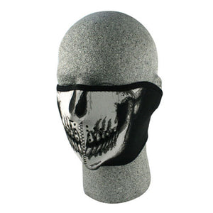 Balboa WNFM002H Neoprene 1/2 Face Mask - Skull Face