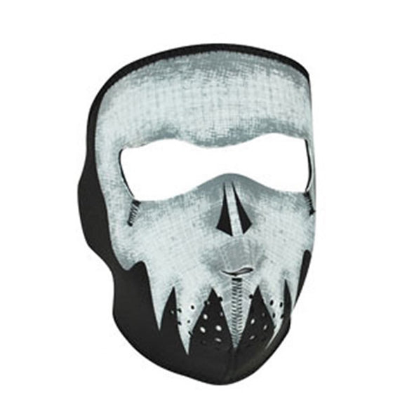 Balboa WNFM081G Full Mask Glow In The Dark Neoprene - Grey Skull