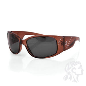 Balboa EZBE02 Crystal Brown Frame Boise Sunglass - Smoked Lens