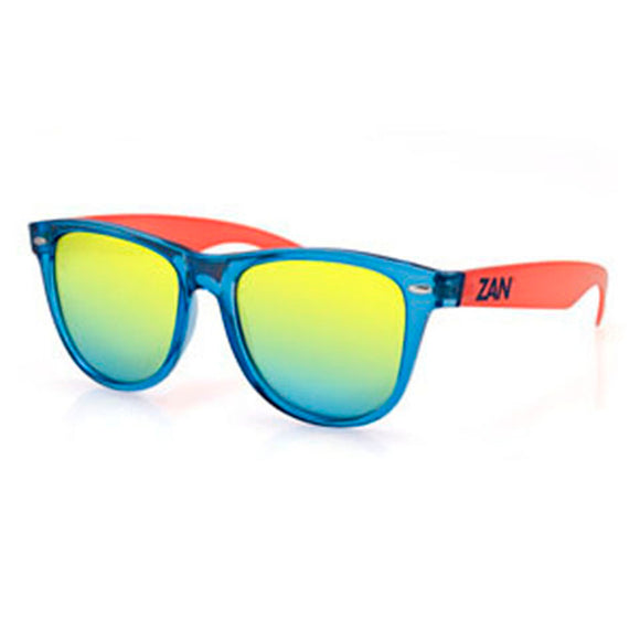 Balboa EZMT05 Minty Blue & Orange Sunglass - Smoked Yellow Mirror