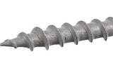 Fas-N-Tite Wood Screws, Exterior, Phillips Drive, #8 X 1-5/8", Gray, Steel, 75 PK