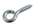 Hardware Essentials 851726 Small Cd Screw Eye Bolts, 0.106 in x 15/16 in, 2-Pack