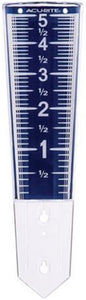 GroundWork 850GWDI Easy-Read 12.5 Inch Magnifying Rain Gauge Analog Blue