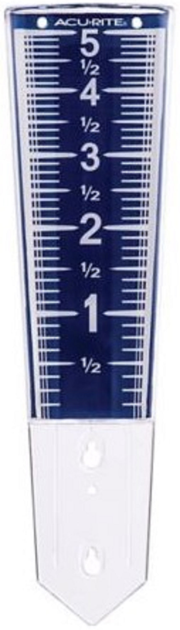 GroundWork 850GWDI Easy-Read 12.5 Inch Magnifying Rain Gauge Analog Blue