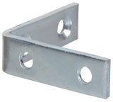 Hardware Essentials 851119 Corner Braces Steel Zinc 3" x 3/4", 4 Pack