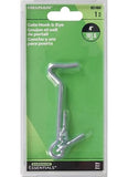 Hardware Essentials 851484 Gate Hook & Eye Latch Zinc 4-Inch, 1 Pack