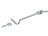 Hardware Essentials 851485 Gate Hook & Eye Latch Zinc Plated 6-Inch