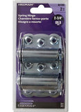 Hardware Essentials 851595 2-3/4-Inch Screen Door Spring Hinges, Zinc, 2-Pack
