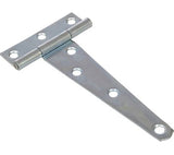 Hardware Essentials 851669 Light T-Hinges Zinc-Plated 5-Inch 2 Pack
