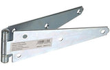 Hardware Essentials 851672 Heavy Duty Steel Strap Hinges Zinc 8-Inch