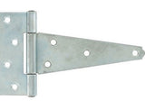 Hardware Essentials 851674 Steel Heavy Duty T-Hinges Zinc-Plated 6-Inch
