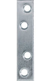 Hillman Hardware Essentials 851677 Mending Plates Steel Zinc 3" x 5/8", 4-Pack