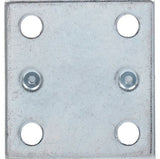 Hardware Essentials 851679 Steel Mending Brace Zinc 1-1/2" x 1-3/8", 4-Pack