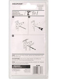 Hardware Essentials 851681 Steel Light T-Hinges Black 3-Inch, 2 Pack