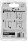 Hillman Group 851724 Carded - Zinc Lights Narrow Hinge Fixed Pin, 3 in.