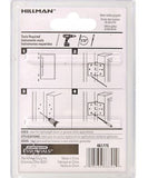 Hillman Hardware Essentials 851741 Zinc Square Corner Hinge Zinc 2.5-Inch