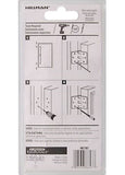 Hardware Essentials 851743 General Purpose Hinges with Fixed Pin Zinc 3-1/2"