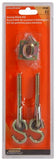 Hardware Essentials 851861 Cd-Swing Hooks Kit with Lag Steel Zinc And Yellow