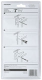Hardware Essentials 851946 Cd-Heavy T-Hinge 6 inches Black