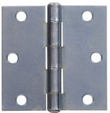 Hardware Essentials 851950 Cd-General Purpose Hinge Fixed Pin 3 inches Zinc