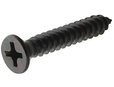 Hillman Hardware Essentials 851974 Wood Screw Flat Head 12 X 1-1/4-Inch Black