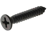 Hardware Essentials 851974 Wood Screw Flat Head 12 X 1-1/4-Inch Black