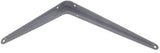 Hardware Essentials 852018 Shelf Bracket 8 x 10in. Steel Gray Hold up to 100lb.