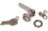 Hillman Hardware Essentials 852043 Utility Cam Door Lock 1/4" Chrome Keyed Alike