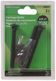 Hardware Essentials 852517 Cd-Carr Bolt 5/16X3 Black