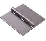 Hardware Essentials 852631 Weldable Surface Square Corner Steel Hinges 4.5-Inch
