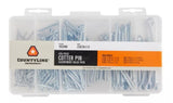CountyLine Stainless Steel Extended Prong Hairpin Cotter Pin Assortment, 420-pcs