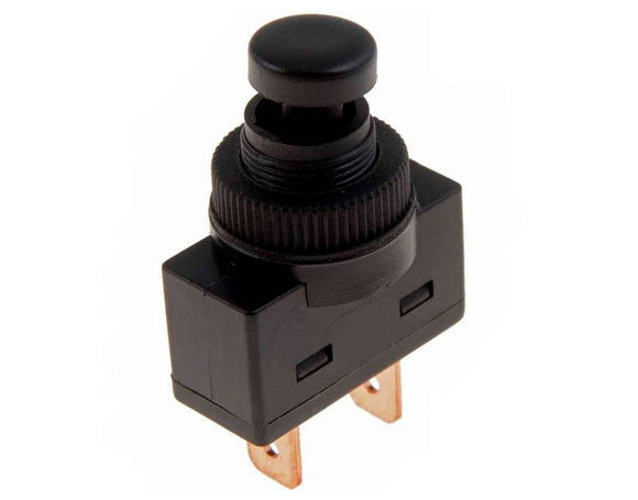 Cambridge 85980 20A Plastic Push Button Momentary Switch, 12VDC, 240W, Black