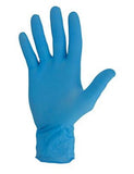 Cotran 87-503 Sharplex Powder & Latex Free Nitrile Work Gloves 100-pc Light Blue, L