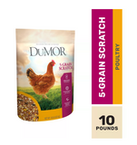DuMOR 1030010 Livestock Supplies 5-Grain Scratch Poultry Feed Supplement, 10 lb. Bag