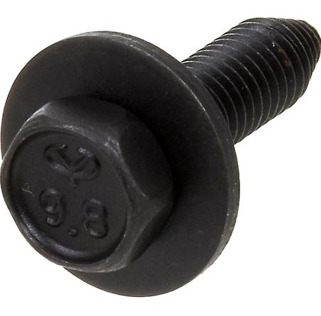 Hillman 881164 Hex Body Bolt with Washer for GM and Ford, 5/16 in.-18 x 1 in.