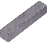 Hillman 881701 Zinc-Plated Steel Bar Square Key Gray 2-Pack, 1/8" x 1"
