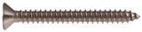 Hillman 881867 Stainless Flat-head Phillips Sheet Metal Screw #8 x 1-1/2 inch