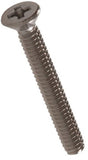 Hillman 881976 Stainless Flat-head Phillips Machine Screw #10-24 x 1-1/2" 2 Pack
