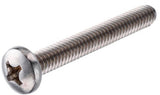 Hillman 883013 Stainless Pan-head Phillips Machine Screw #6-32 x 3/4", 2-Pack