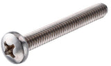 Hillman 883039 Stainless Phillips Pan-Head Machine Screw 1/4"-20 x 2-1/2" 2 Pack