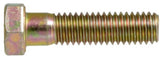 Hillman 883374 Grade 8 Yellow Zinc Hex Cap Screw 9/16" Diameter x 3-1/2 inch