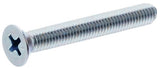 Hillman 884096 Flat-head Phillips Machine Screws M6-1.00 x 35mm Metric 5 Pack