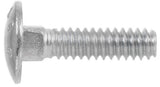 Hillman 884718 M8 x 80mm Metric Carriage Bolts Zinc