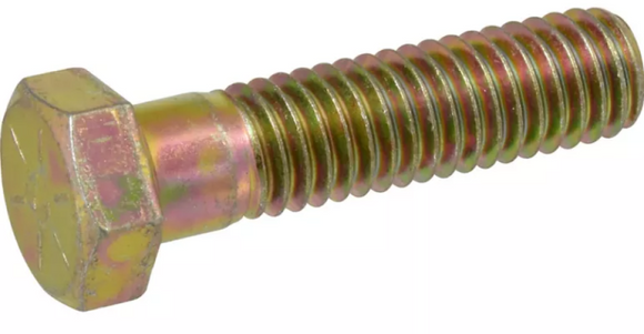 Hillman 883391 3/4 in. x 6 in. Grade 8 Yellow Zinc Hex Cap Screw, 1-Pack