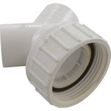 Waterway 400-3145 45 Wye, 1-1/2" Male Buttress Thread 1" Slip x Union, Low Pro