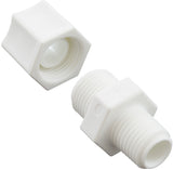 Generic 89-555-1505 Compression Fitting 1/4 Inch mpt x 3/8 Inch Tube Plastic