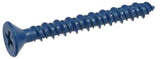 Hillman 8981 Flat-Head Phillip Concrete Screw Anchor 1/4" x 2-1/4" Blue