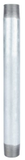 STZ 306 12X18 Nipple Black 1/2 x 18, 306 12X18